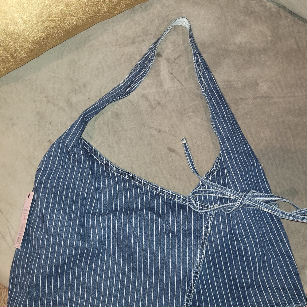 Wild Fable Blue Halter Top